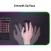 RGB Light Gaming Mouse Pad Keyboard Mat USB Foldable Non-Slip with Smooth Waterproof Surface - 80 x 30 cm